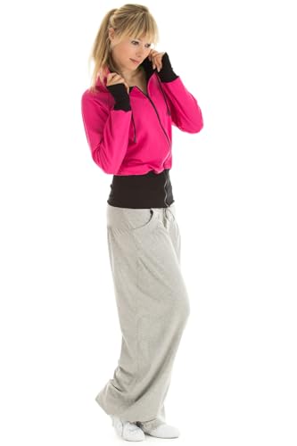 WINSHAPE Damen Wte3 Trainingshose, Grey-melange, L EU