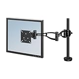Ajustable en altura desde 8,8 cm a 41.9 cm y en profundidad desde 6,3 a 68,6 cm para colocar la pantalla a una distancia óptima de visión