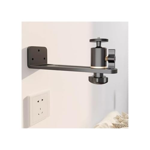 Supporti per Proiettori Staffa for proiettore Staffa da parete for comodino domestico montata a parete for fori for viti da 1/4 Staffa di montaggio a parete for proiettore Supporto per Videoproiettore