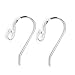 20 pcs 925 Sterling Silver Dot Ball French Hook Earwire Dangle Earring Connector/Findings