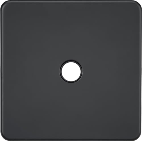 Image of Knightsbridge 20A Flex Outlet Plate - Anthracite