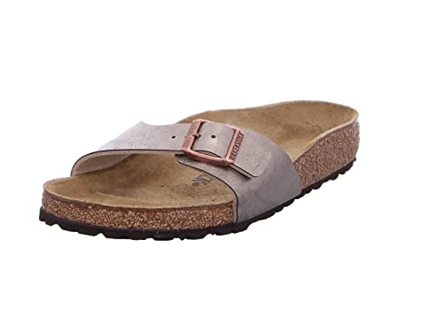 BIRKENSTOCK Damen Madrid BF Sandale, Graceful Taupe, EU 39