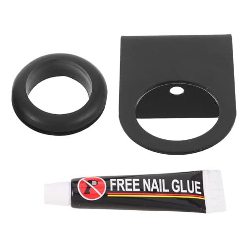 Amosfun Support Mural Acier Inoxydable pour Flacons Porte-savon Mural sans Perçage Organisation Salle de Bain et Cuisine