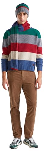 Pull sweater Benetton multicolore en maille pour homme taille S