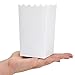 BLUE PANDA Popcorn Boxes for Party - 100 Pack, White, 3.3 x 5.5 x 3.5 In - White Popcorn Boxes for Movie Night