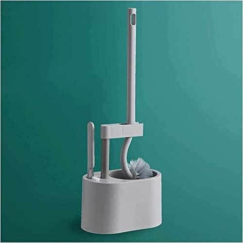 Brosse et support de toilette mural CFWSHJ avec manche long pour salle de bain