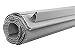 Produktbild Schellenberg 20095 Rolladenpanzer Set PVC Maxi für 60 mm Stahlrohrwellen - 120 x 140 cm grau, in der Breite kürzbar, inkl. Rolladen Aufhängungen, Kunststoff Winkelendleiste