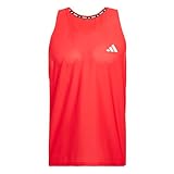 adidas Men's Own The Run Tank Top, Pure Ruby