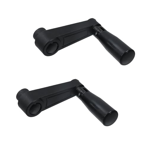 Image of Foldable Crank Handle Swivel Rocker Handle Nylon Lathe Crank Handles for Industrial Machine Tools or Other Equipments, Hole Diameter 8mm