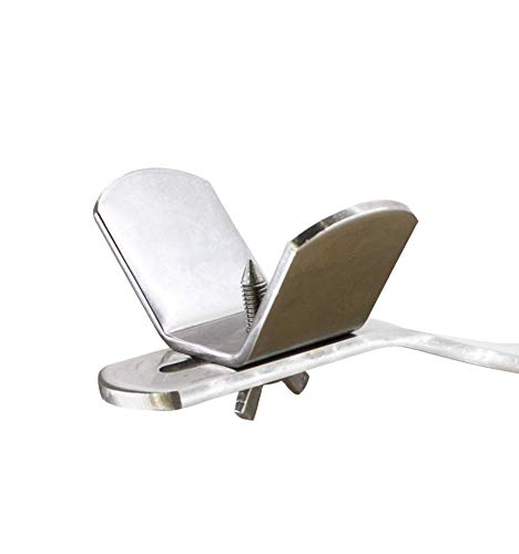 BRICOMIRAS JAMONERO Modelo MOJÁCAR BALANCÍN Giratorio DE Acero Inoxidable AISI-304, Regalo Cuchillo + CHAIRA Soporte JAMONERO