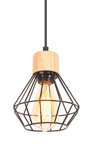 Plafonnier E27 corde ajustable style rétro pour éclairage cuisine et chambre