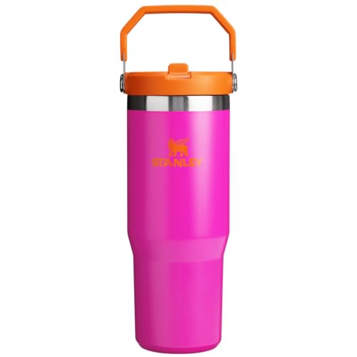 Gobelet avec paille à rabat Heat Wave IceFlow grand format 887 ml - 2