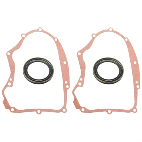 Image of HomeVortex Crankcase Gasket and Oil Seal Kit,for Small Gas Engine Models 591911 273488 690945 697227, Rubber Plastic Sealing Set Leaks,For Easy Install