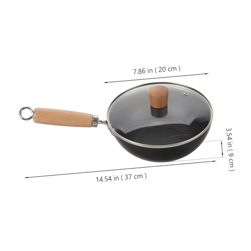 Wok japonés STOBAZA en hierro forjado con tapa miniatura 5