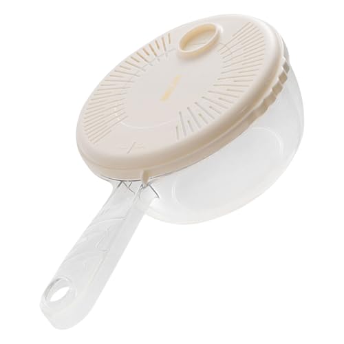 シールバックル付きの果物や野菜の洗浄と保管のための革新的なキッチンツール排水バスケット蓋ハンドルデザイン