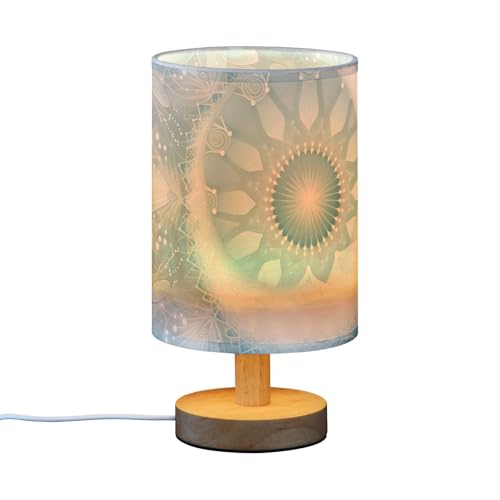 Lámpara de Mesa de Noche con Luz LED Azul Claro y Puerto USB miniatura 2