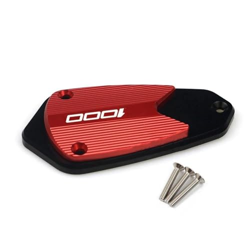 Tapa depósito de freno Kawasaki Z1000 evita fugas de aceite color rojo