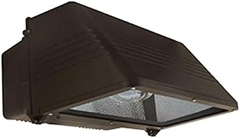 Hubbell Outdoor Lighting WGL400S 400-watt High Pressure Sodium Wallpack with Lamp, Full Cut-Off and Quad-Tap Ballast, Bronze