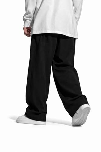 Image of Men's Nylon Lycra Straight Fit Track Pant for Gym & Sports | Stretchable Yoga, Running & Training Activewear Pants