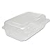 Staylock Hinged Container Oblong High Dome 125/Bag in Clear