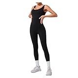LIUHLFSR Mono Deportivo de Yoga sin Costuras for Mujer, con Espalda Abierta, for Entrenamiento al Aire Libre, Correr, Gimnasio, Leggings, chándal for Mujer para Entrenamiento, Yoga y Baile(Black,S)