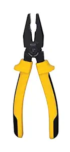 JCB Tools Combination Plier, (8, 30024001) Yellow/Black
