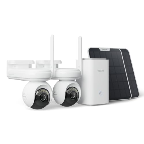 Image of REOLINK Altas PT Ultra Security Cameras Wireless Outdoor System, 2 Pack
