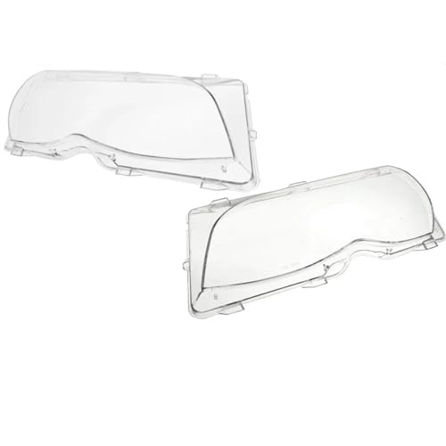 Paire d'abat-jours de phare anti-jaunissement pour BMW E46 4 portes