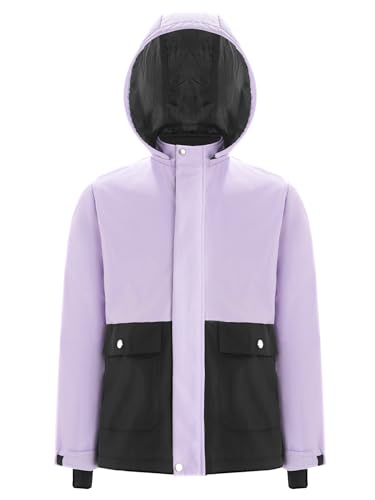 Kids Girl's Winter Warm Ski Jacket Outdoor Snowboarding Outerwear Tops Long Sleeve Hooded Coat4