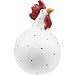 Produktbild Nääsgränsgarden 2X Huhn Henne Weiß Keramik Ostern 5,2cm Frühling Osterdeko Design Ruth Vetter