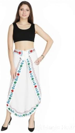 Ukal Rayon Women's Fit Relaxed Yoga Fitness Wide Leg Dhoti Pants Plazzo