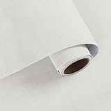 VaryPaper 15.7"x78.7" Off White Velvet Wallpaper Peel and Stick Felt Drawer Liner for Dressers Self Adhesive Velvet Fabric Jewelry Box Liner Soft Flocking Felt Contact Paper for Cabinets Crafts Walls