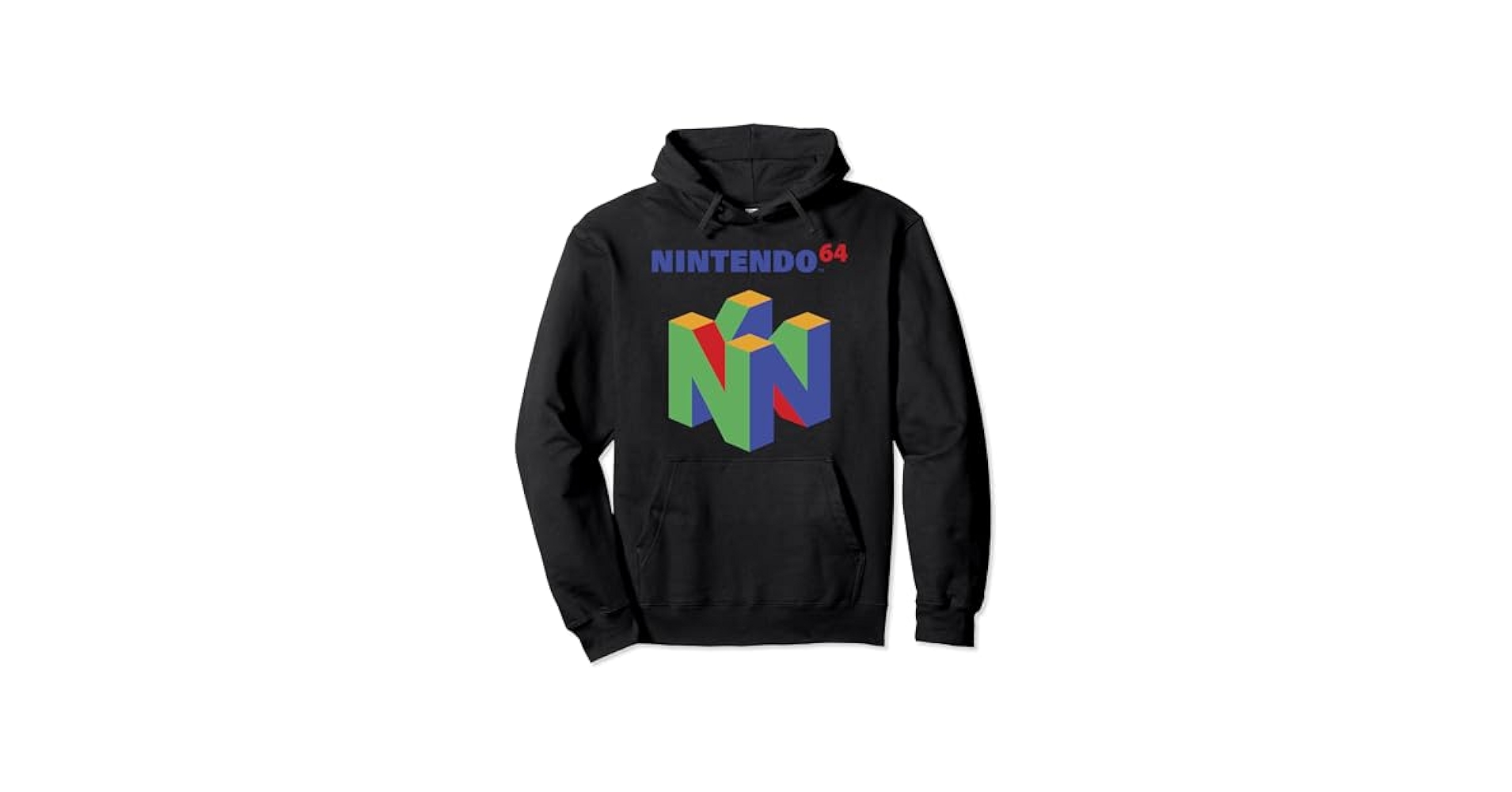 Amazon.com: Nintendo 64 Logo Colorful Graphic Hoodie