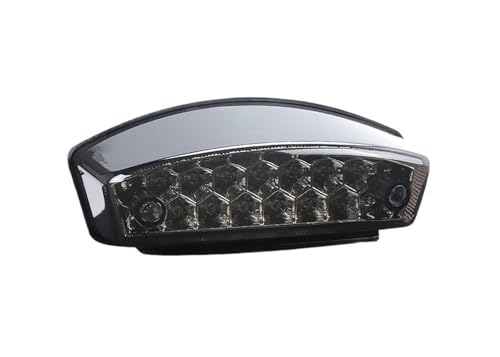 Clignotant arrière 15 LED et feu de plaque rouge pour moto et ATV