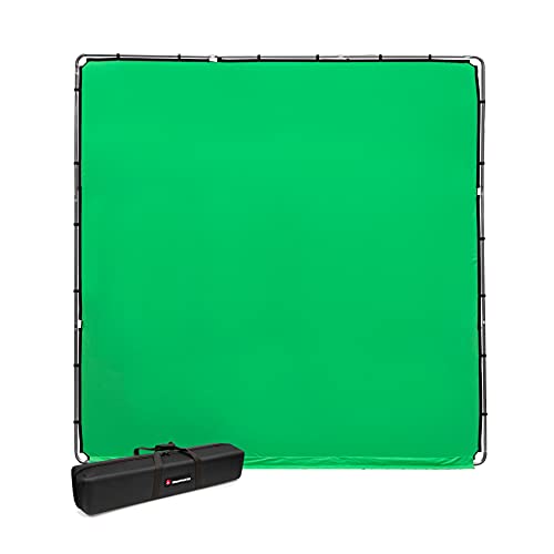 Lastolite by Manfrotto LL LR83350 StudioLink Chroma Key Green Screen Kit Grand écran Chromé 3 x 3 m (10 x 10)