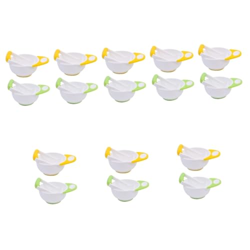 ibasenice 16 Conjuntos Tigela de moagem multifuncional tigelas de alimentação do bebê triturador de