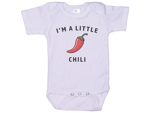 Pepper Themed Baby Outfit/I'm A Little Chili/Funny Newborn Onesie
