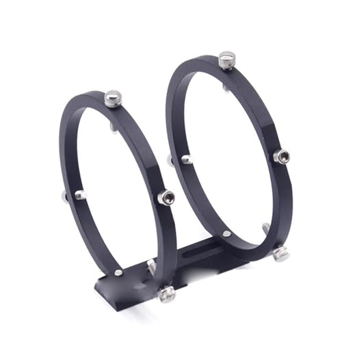 Soporte de anillos guía para telescopio astronómico de 50mm en noches de campo