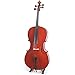Cecilio Cello Musical Instrument For Kids & Adults - Cellos Kit w/Bow, Stand, Bag - Stringed Music Instruments For Students (1/2-size, Natural)