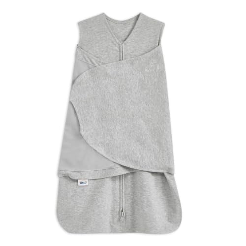 HALO 100% Cotton Sleepsack Swaddle, 3-Way Adjustable Wearable...