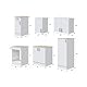 Dmora - Komplette Küche Picenze, Moderne Küchenkomposition, Modular Set für Küche, Funktionelle Küchenlösung, Weiß und Eiche