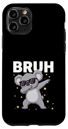 Bruh Dabbing Koala �T���O���X �ʔ��� �R�A�� �_�r���O ���킢�� �L�b�Y �X�}�z�P�[�X iPhone 11 Pro �p
