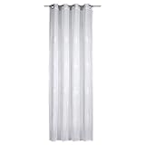 barbara becker gardinen aponi circle Batist bestickt, transparent Ösenschal Aponi Circle Barbara Becker Home Passion 4 140x255 weiß