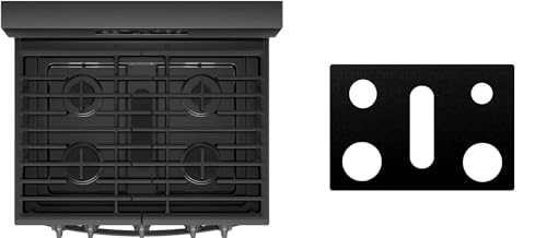 Custom Fit Reusable Burner Liner for Whirlpool Gas Range Stove Protect Your Stovetop with this Splatter Guard Cover - WFG775H0HZ