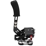 AugustknowU USB Handbrake For PC For Racing Simulation With 4mm Stainless Steel Components Aluminum Frame For Logitech For G27 For G29 For G920 T500 T300(Black)