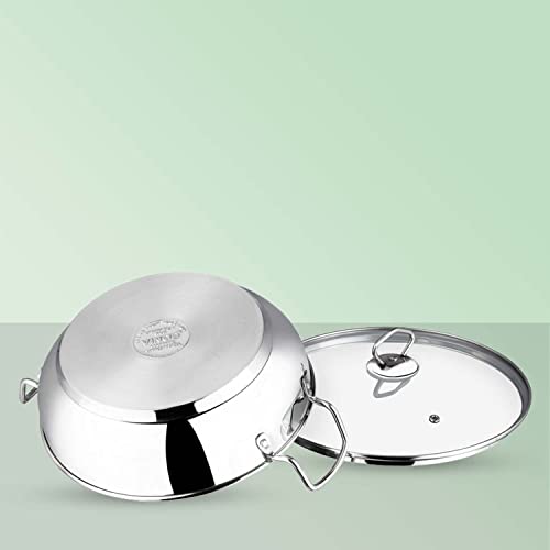 Wok Vinod acero inoxidable 26 cm capacidad 3.7 L miniatura 3