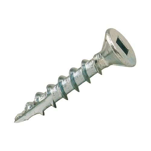 Brixwell SRW214190201 Zip R Screw, Flat Countersunk Head with Square Drive Pack of 1000