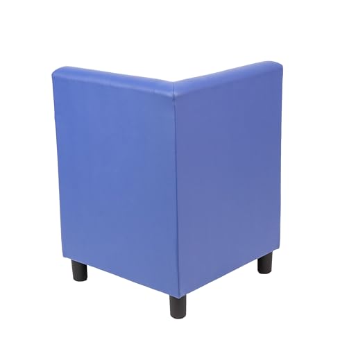 Image of FDP Kid Comfort Collective Modular Corner Armless Chair - Blue
