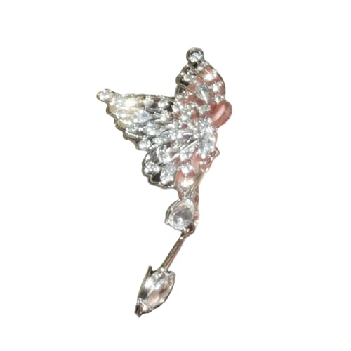 Clip d'oreille en cristaux fini les douleurs de piercing pour vos tenues de fête