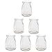 Produktbild Joghurtgläser mit Deckel, Dessertgläser mit Deckel, Dessertgläser für Vorspeisen, Ideal zum Anrichten und Präsentieren von Speisen (150ml 6pcs)
